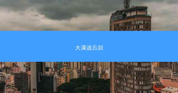 大漠追云剑