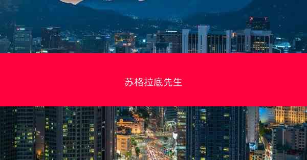 苏格拉底先生